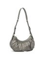 Lancaster 577-19 - CUIR DE VACHETTE - GRIS lancaster - rétro chouchou - besace banane s sac-business