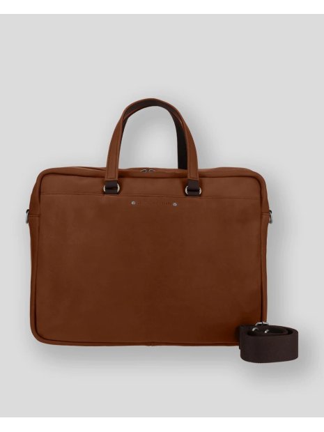 Les Ateliers Foures 9519 - CUIR DE VACHETTE - FAUVE les ateliers fourés-baroudeur-porte document l sac-business