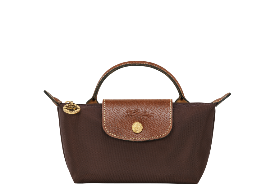 Longchamp 34175089 - TOILE - EBENE - P81 trousse le pliage original longchamp Pochettes