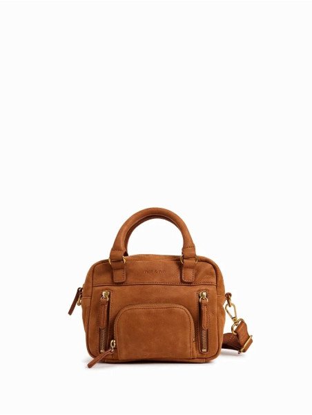 Nat & Nin MICRO MACY - CUIR DE VACHETTE -  micro macy- porté main xs Sac business