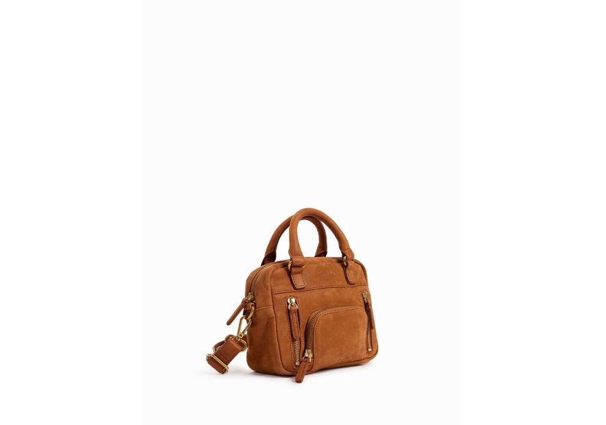 Nat & Nin MICRO MACY - CUIR DE VACHETTE -  micro macy- porté main xs Sac business