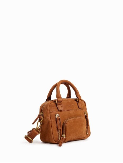 Nat & Nin MICRO MACY - CUIR DE VACHETTE -  micro macy- porté main xs Sac business