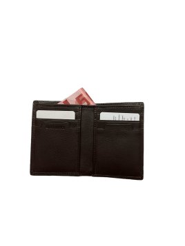 Serge Blanco VAN21056 - CUIR DE BOVIN - CHOCO blanco-vancouvert-porte carte de credit Porte-cartes