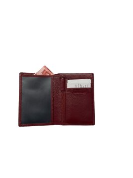 Serge Blanco VAN21052 - CUIR DE BOVIN - BORDE blanco anchorage pfpc Portefeuilles