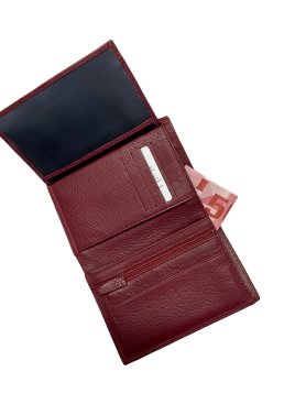 Serge Blanco VAN21019 - CUIR DE BOVIN - BORDE blanco-vancouver-portefeuille medium Portefeuilles