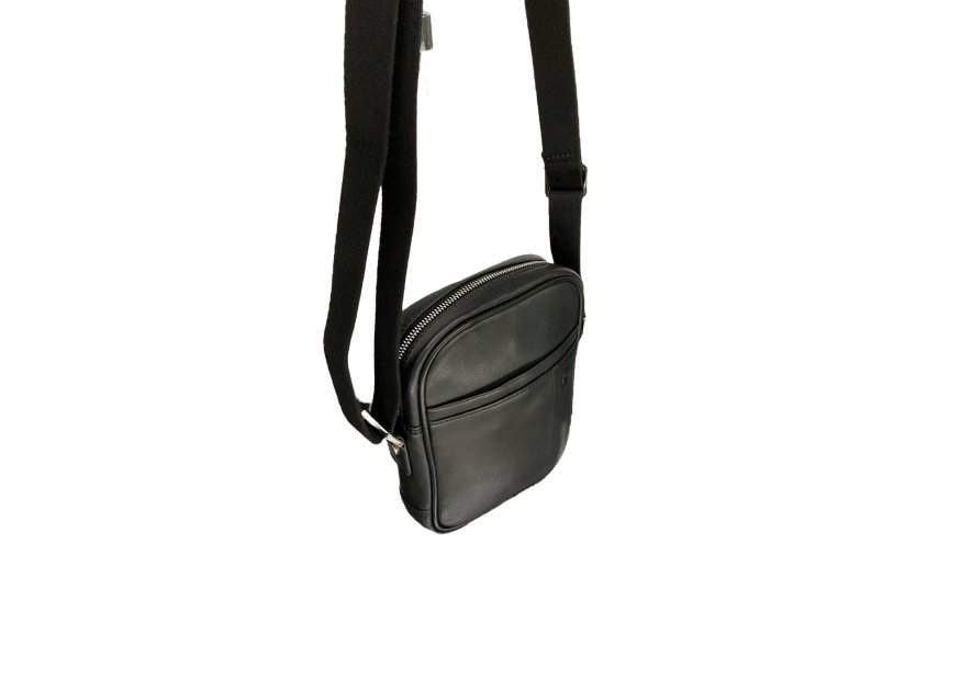 Serge Blanco ANC13007 - CUIR DE VACHETTE - NO blanco anchorage sac homme s Sacs bandoulière/Sacoches