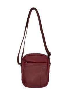 Serge Blanco VAN13009 - CUIR DE BOVIN - BORDE Sac moyen baggy Vancouver Sacs bandoulière/Sacoches