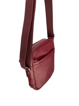 Serge Blanco VAN13009 - CUIR DE BOVIN - BORDE Sac moyen baggy Vancouver Sacs bandoulière/Sacoches