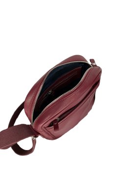 Serge Blanco VAN13009 - CUIR DE BOVIN - BORDE Sac moyen baggy Vancouver Sacs bandoulière/Sacoches