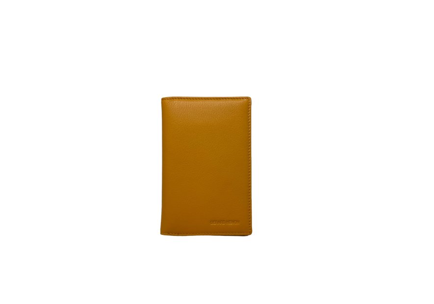 Gerard Henon 33820 - CUIR DE VACHETTE - JAUNE gerard henon- amsterdam - porte papier porte carte Portefeuilles