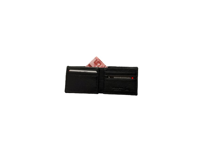 Gerard Henon 33840 - CUIR DE VACHETTE - NOIR gerard henon- amsterdam- petit porte feuille Portefeuilles