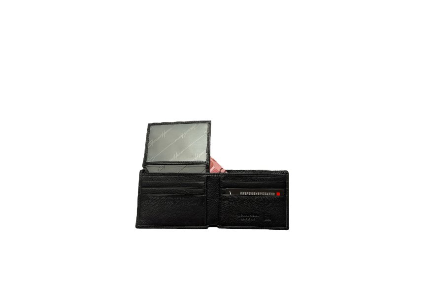Gerard Henon 33840 - CUIR DE VACHETTE - NOIR gerard henon- amsterdam- petit porte feuille Portefeuilles