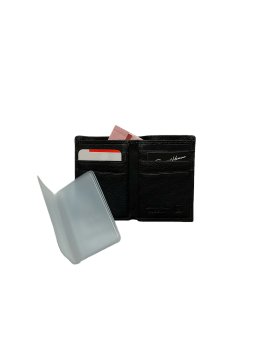 Gerard Henon 33837 - CUIR DE VACHETTE - NOIR gerad henon- amsterdam- porte cartes porte cartes