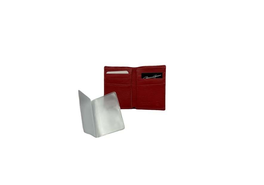 Gerard Henon 33837 - CUIR DE VACHETTE - ROUGE gerad henon- amsterdam- porte cartes porte cartes