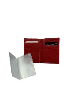 Gerard Henon 33837 - CUIR DE VACHETTE - ROUGE gerad henon- amsterdam- porte cartes porte cartes