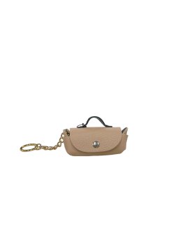 vison'a 006 - CUIR DE VACHETTE - CHAMPAG visona'- california- porte clés Porte-clés