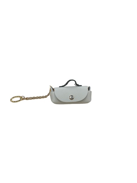 vison'a 006 - CUIR DE VACHETTE - LATTE visona'- california- porte clés Porte-clés