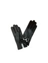 Poujade AL91BIS/DC - CUIR D'AGNEAU - NOI poujade - gant femme- noir/blanc gants-femme