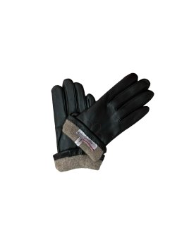 Poujade ALG104/DC - CUIR D'AGNEAU - NOIR poujade- gants en cuir- gants femme Gants