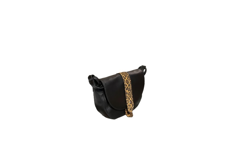 Lancaster 577-09 - CUIR DE VACHETTE - NOIR Soft Vintage - Sac besace Sac business