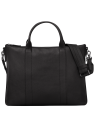 Longchamp 10237/HCV - CUIR DE VEAU - NOIR longchamp-3d-porte document sac-business