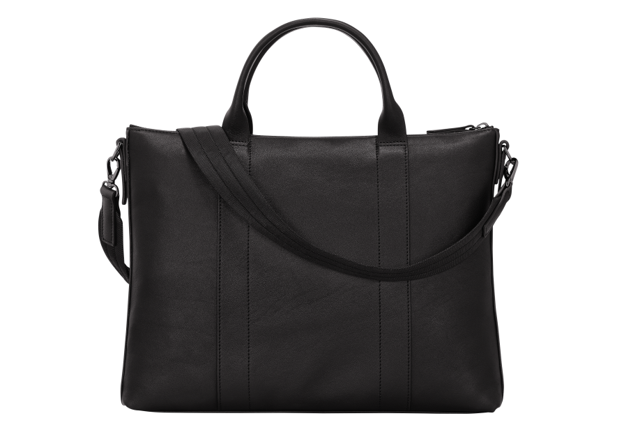 Longchamp 10237/HCV - CUIR DE VEAU - NOIR  longchamp-3d-porte document Porte-documents