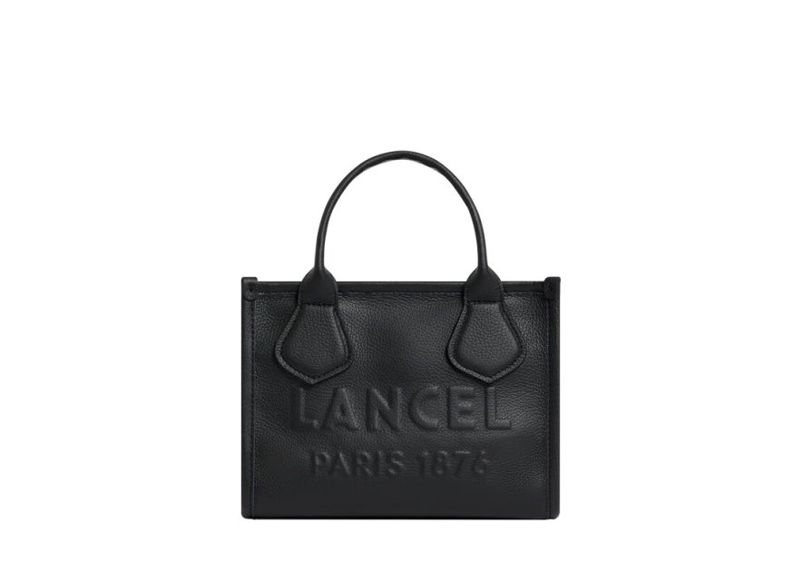 Lancel A12995 - CUIR DE VACHETTE - NOIR cabas zippé s jour de lancel Sac porté main