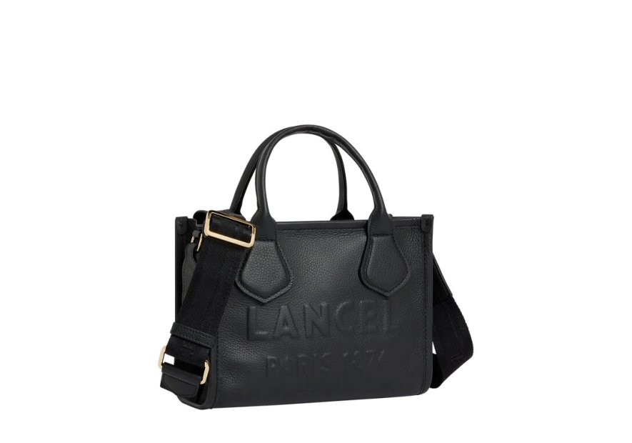 Lancel A12995 - CUIR DE VACHETTE - NOIR cabas zippé s jour de lancel Sac porté main