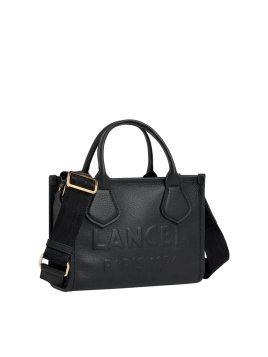Lancel A12995 - CUIR DE VACHETTE - NOIR cabas zippé s jour de lancel Sac porté main