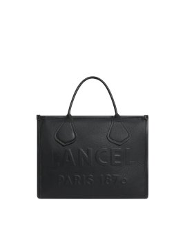 Lancel A12996 - CUIR DE VACHETTE - NOIR cabas zippé m jour de lancel Sac porté main