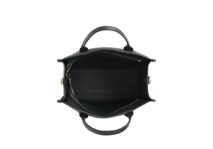 Lancel A12996 - CUIR DE VACHETTE - NOIR cabas zippé m jour de lancel Sac porté main