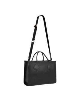 Lancel A12996 - CUIR DE VACHETTE - NOIR cabas zippé m jour de lancel Sac porté main