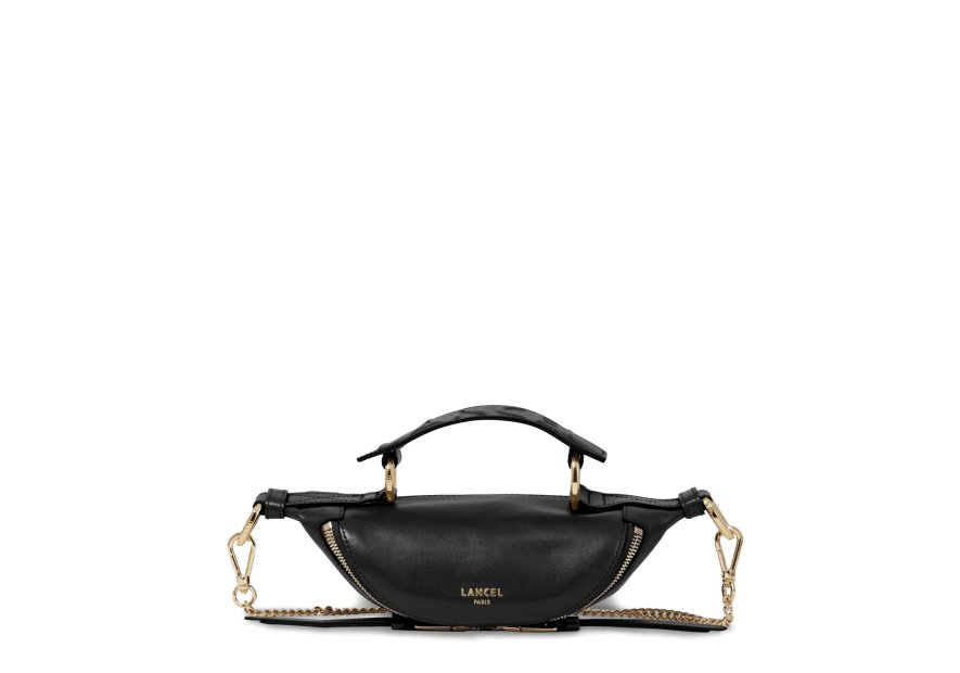 Lancel A12526 - CUIR DE VACHETTE - NOIR sac banane mini lancel origami Sac porté travers Lancel A12526 - CUIR DE VACHETTE - NOIR sac banane mini lancel origami Sac porté travers