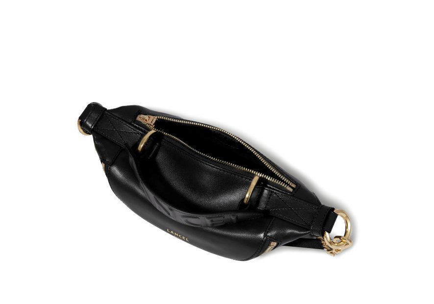 Lancel A12526 - CUIR DE VACHETTE - NOIR sac banane mini lancel origami Sac porté travers Lancel A12526 - CUIR DE VACHETTE - NOIR sac banane mini lancel origami Sac porté travers