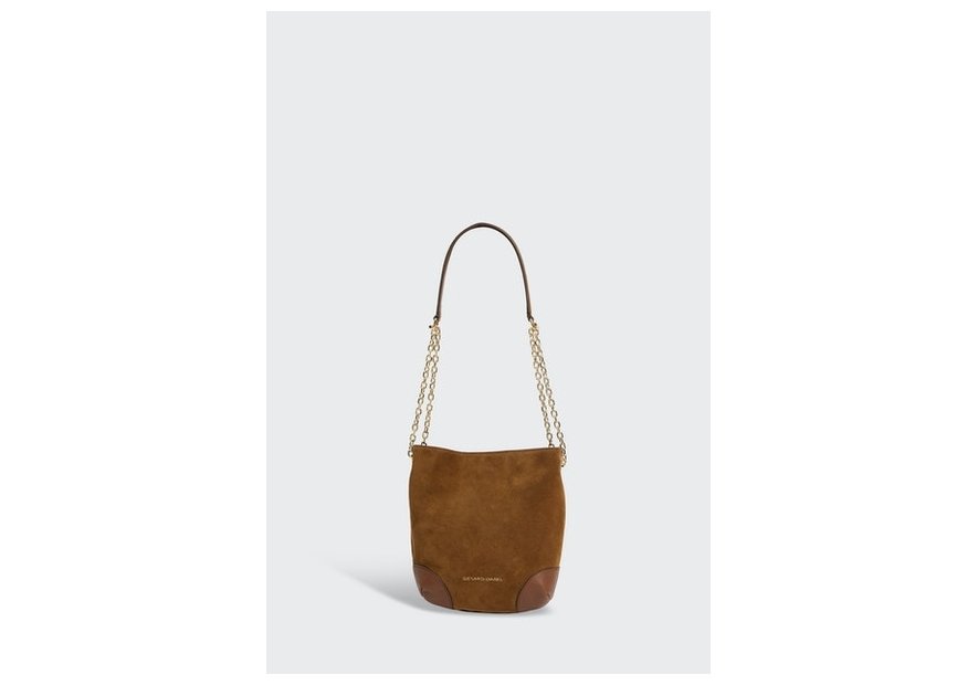 Gerard Darel MINI CHARLOTTE/400 - CUIR DE VAC darel- mini charlotte- porté travers Sac business