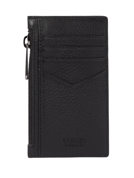 Lancel A12879 - CUIR DE VACHETTE - NOIR lancel - come de lancel - porte monnaie cartes Porte-monnaie