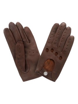 Glove Story 22035NF - CUIR D'AGNEAU - TAN gants de conduite homme doigt long gants homme