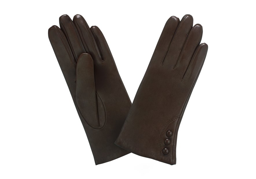 Glove Story 20856MI - CUIR D'AGNEAU - BRUN - 20856mi Gants