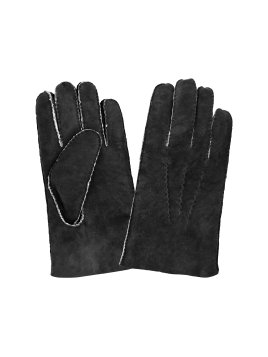 Glove Story 22111CU - CUIR D'AGNEAU - NOIR glove story gants femme doublé moutons Gants