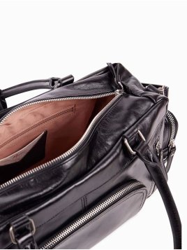 Nat & Nin MACY POCKET - CUIR DE VACHETTE - nat&nin - macy pocket - shopping bowling Sac business