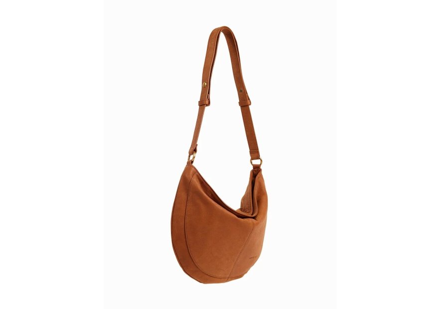 Nat & Nin RODEO - CUIR DE VACHETTE - EPICE nat&nin - rodéo - besace demi lune m Sac business