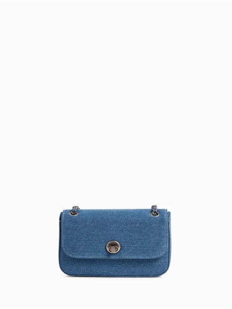 Nat & Nin MINI GRACE DENIM - COTON - DENIM mini grace denim - sac rabat s sacs-a-mains