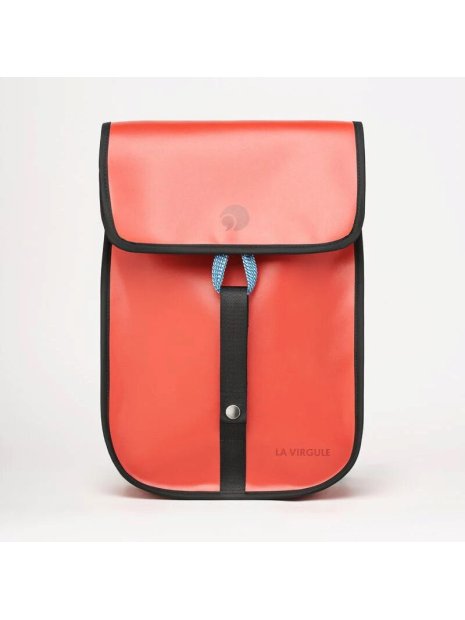 la virgule 12L - TOILE PVC BATEAU - ROUGE la virgule - petit gravelot - sac à dos loisirs