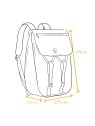 la virgule 18L - TOILE PVC BATEAU - NOIR la virgule - le gravelot 18l - sac à dos m loisirs