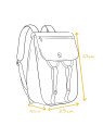 La Virgule 18L - TOILE PVC BATEAU - VOILE G la virgule - le gravelot 18l - sac à dos m loisirs