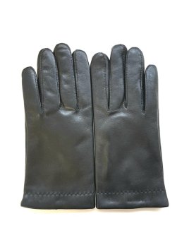 Poujade P61 DC/TACTIL - CUIR D'AGNEAU -  gants homme tactil doublé cachemire henri Gants