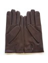 Poujade P61 DC/TACTIL - CUIR D'AGNEAU -  gants homme tactil doublé cachemire henri gants-homme