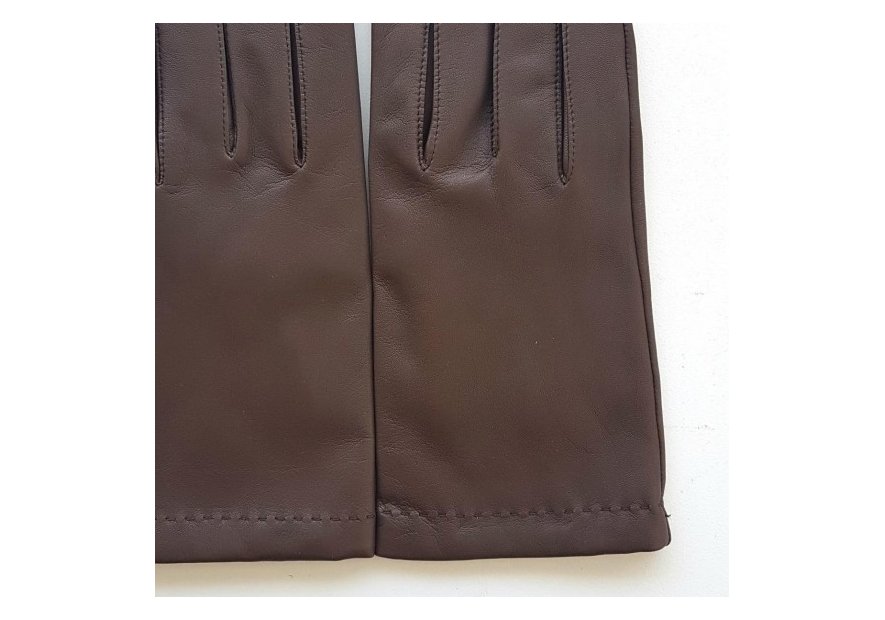 Poujade P61 DC/TACTIL - CUIR D'AGNEAU -  gants homme tactil doublé cachemire henri Gants