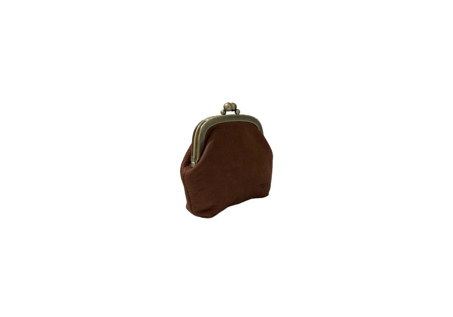 Nat & Nin BIBI - CUIR DE VACHETTE - CACAO nat&nin-bibi-bourse porte monnaie s Porte-monnaie