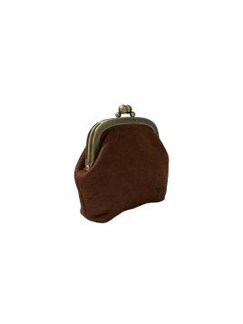 Nat & Nin BIBI - CUIR DE VACHETTE - CACAO nat&nin-bibi-bourse porte monnaie s Porte-monnaie